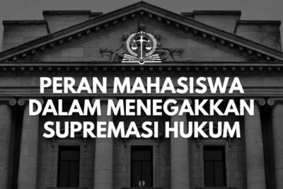 Peran Mahasiswa Hukum dalam Masyarakat